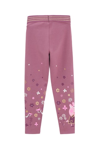 Legging Peppa Pig - Bordeaux