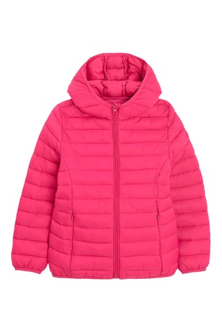 Doudoune à capuche - Fuchsia