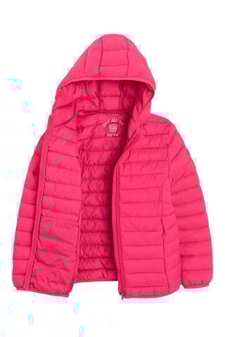 Doudoune à capuche - Fuchsia