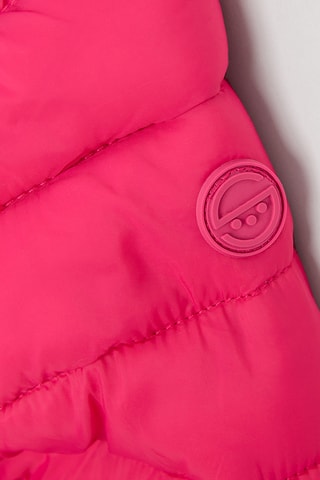 Doudoune à capuche - Fuchsia