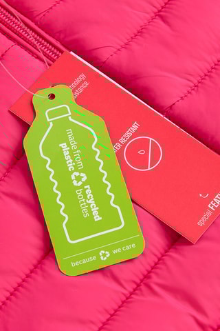 Doudoune à capuche - Fuchsia