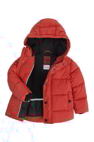 Doudoune à capuche - Rouge