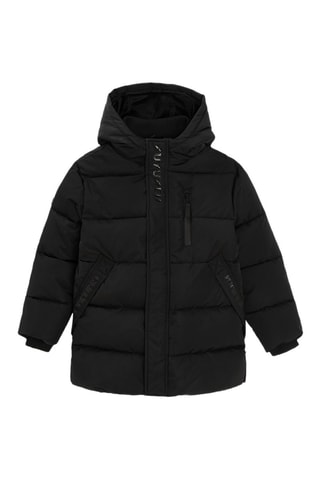 Doudoune à capuche - Noir