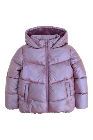 Doudoune à capuche - Violet