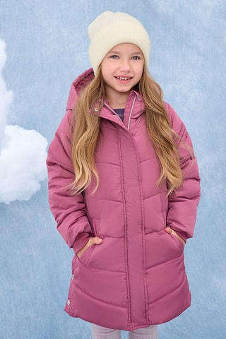 Doudoune à capuche - Violet