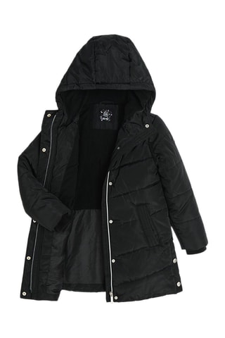 Doudoune à capuche - Noir