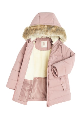 Doudoune à capuche - Nude