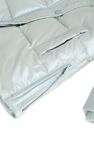 Doudoune à capuche - Vert d’eau