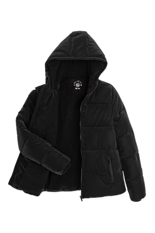 Doudoune à capuche - Noir