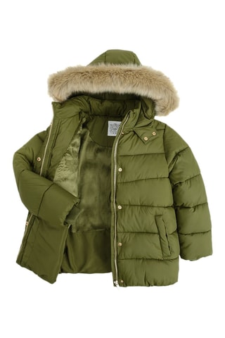 Doudoune à capuche - Kaki