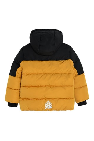 Doudoune à capuche - Moutarde