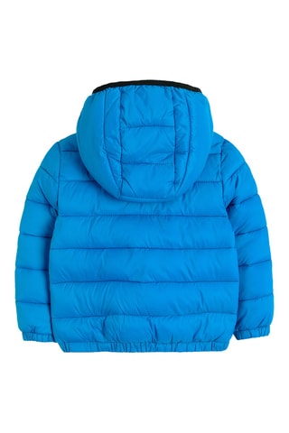 Doudoune à capuche - Bleu cobalt