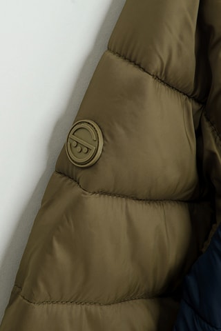 Doudoune à capuche - Bleu marine et kaki