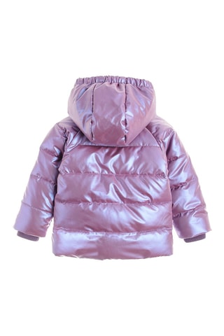 Doudoune à capuche - Mauve