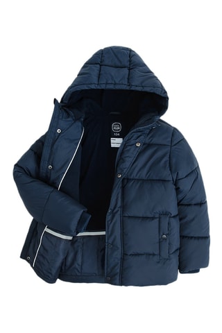 Doudoune à capuche - Bleu marine