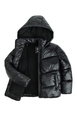 Doudoune à capuche - Noir