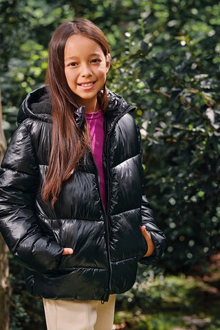 Doudoune à capuche - Noir