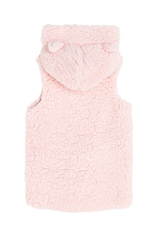 Doudoune sans manches - Rose poudré