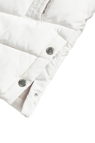 Doudoune à capuche - Ecru