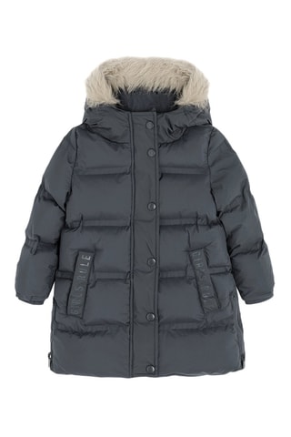 Doudoune à capuche - Gris