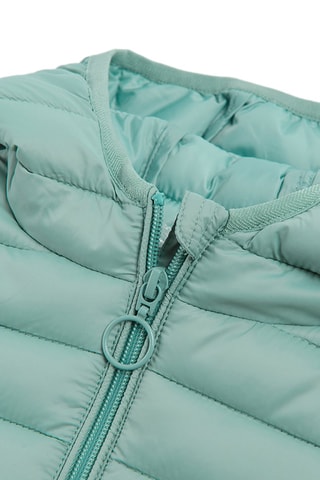 Doudoune à capuche - Turquoise