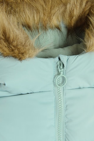 Doudoune à capuche - Vert d’eau