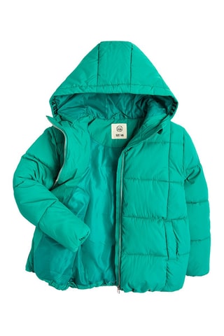 Doudoune à capuche - Vert foncé