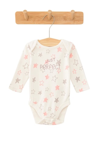 3 bodys - Blanc et rose