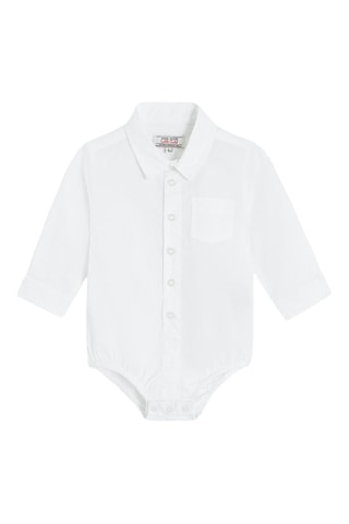 Body-chemise - Blanc