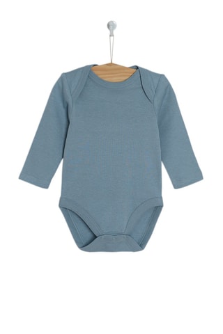 5 bodys - Bleu clair, blanc et bleu marine