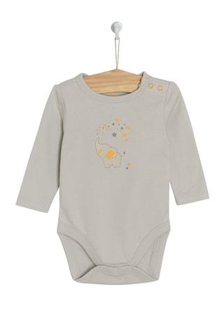 3 bodys - Ecru et gris foncé