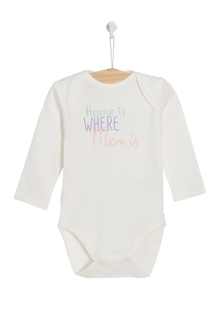 5 bodys - Gris clair chiné, blanc et mauve