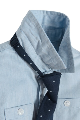 Body-chemise - Bleu clair