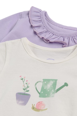 2 bodys - Violet et écru