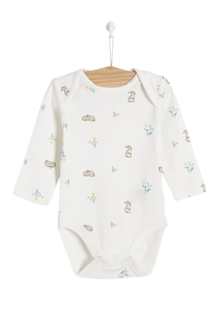 5 bodys - Rose, ciel et jaune