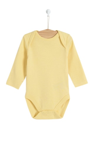 5 bodys - Rose, ciel et jaune