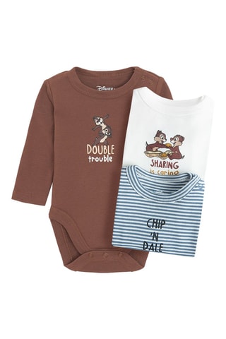3 bodys Tic et Tac Disney - Multicolore