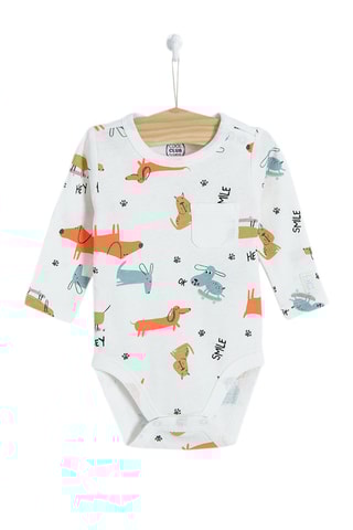 2 bodys - Blanc et gris clair