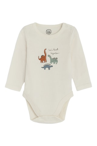 3 bodys - Beige et vert clair