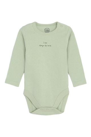 3 bodys - Beige et vert clair