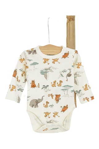 3 bodys Disney - Vert et blanc