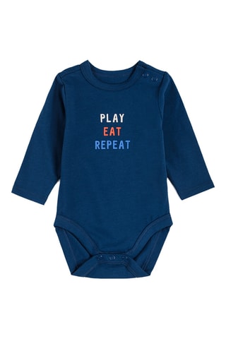 2 bodys - Blanc et bleu marine