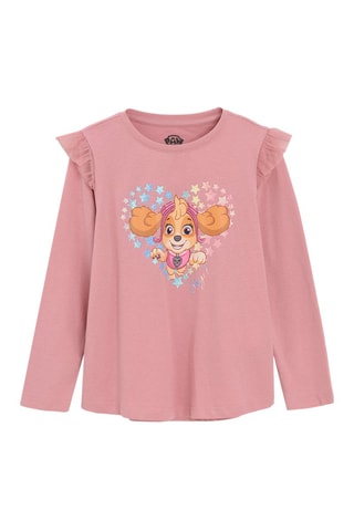 2 t-shirts Everest et Stella Pat’ Patrouille - Rose et blanc