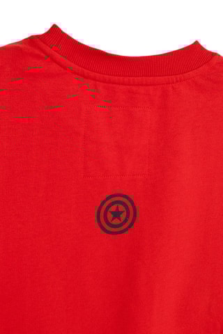 T-shirt Captain Marvel et Iron Man Avengers Marvel - Rouge