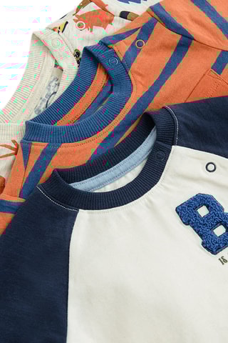 3 t-shirts - Multicolore