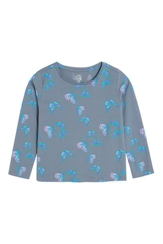 2 t-shirts - Gris foncé et mauve