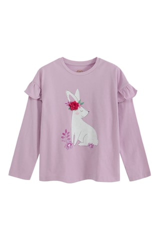 2 t-shirts - Blanc et violet