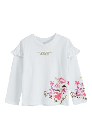 2 t-shirts - Blanc et violet