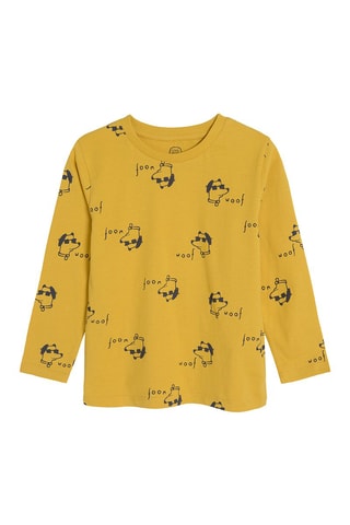 2 t-shirts - Moutarde et écru