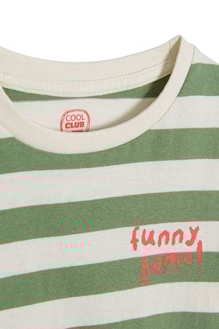 T-shirt - Kaki et blanc